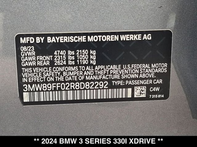2024 BMW 330i xDrive 330i xDrive