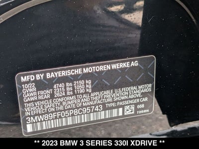 2023 BMW 330i xDrive 330i xDrive