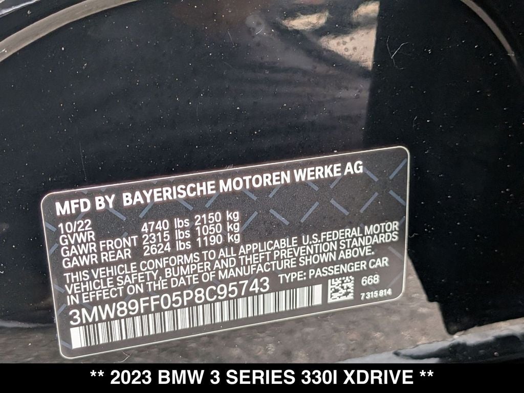 2023 BMW 330i xDrive 330i xDrive