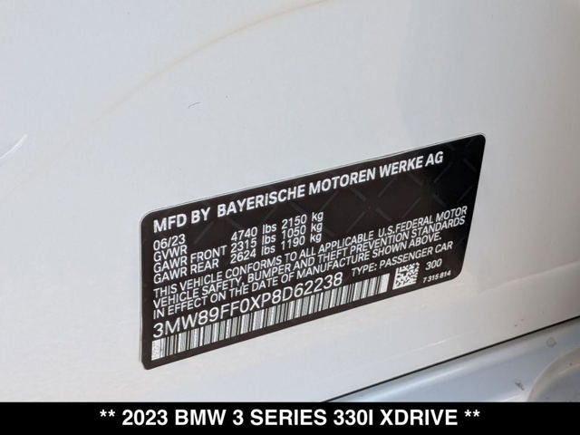 2023 BMW 330i xDrive 330i xDrive