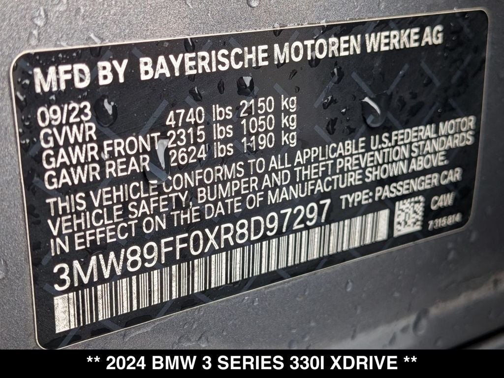 2024 BMW 330i xDrive 330i xDrive