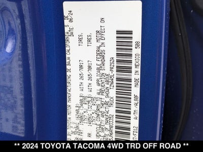 2024 Toyota Tacoma TRD Off-Road