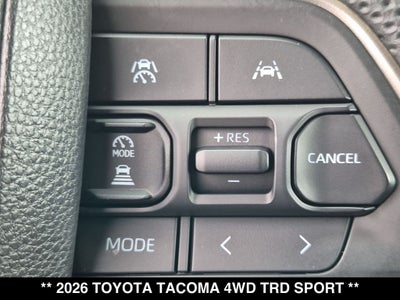 2026 Toyota Tacoma TRD Sport