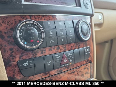 2011 Mercedes-Benz M-Class ML 350 4MATIC®