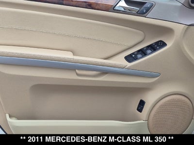 2011 Mercedes-Benz M-Class ML 350 4MATIC®