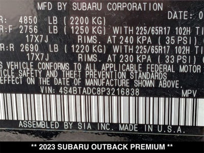2023 Subaru Outback Premium