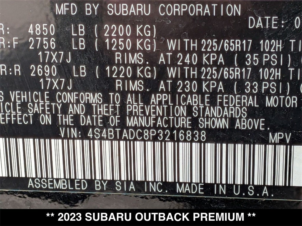 2023 Subaru Outback Premium