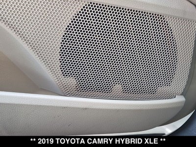 2019 Toyota Camry Hybrid XLE