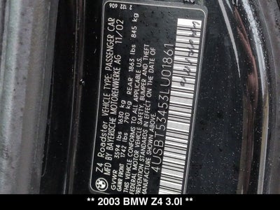 2003 BMW Z4 3.0i