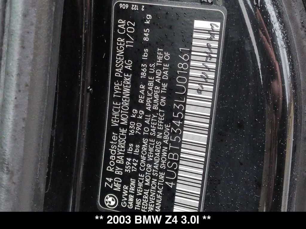 2003 BMW Z4 3.0i