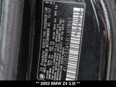 2003 BMW Z4 3.0i