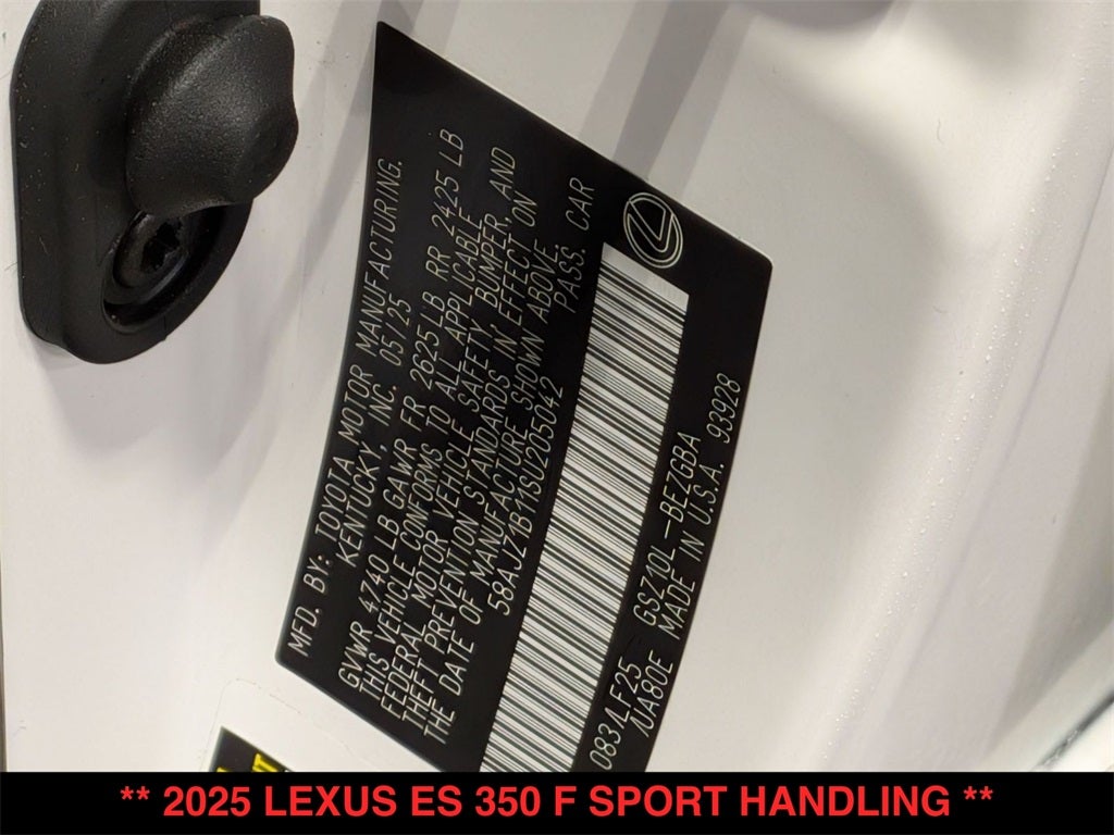 2025 Lexus ES 350 F Sport