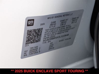 2025 Buick Enclave Sport Touring