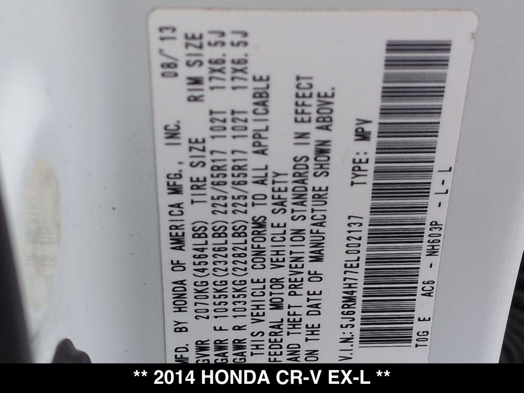 2014 Honda CR-V EX-L