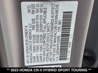 2023 Honda CR-V Hybrid Sport Touring