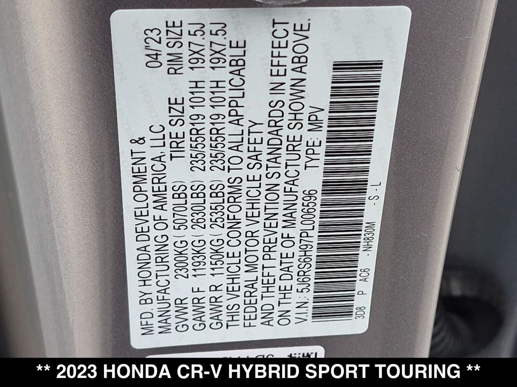 2023 Honda CR-V Hybrid Sport Touring