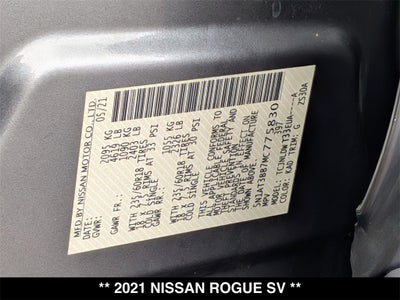 2021 Nissan Rogue SV