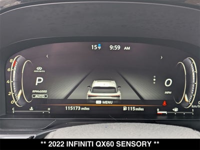 2022 INFINITI QX60 Sensory