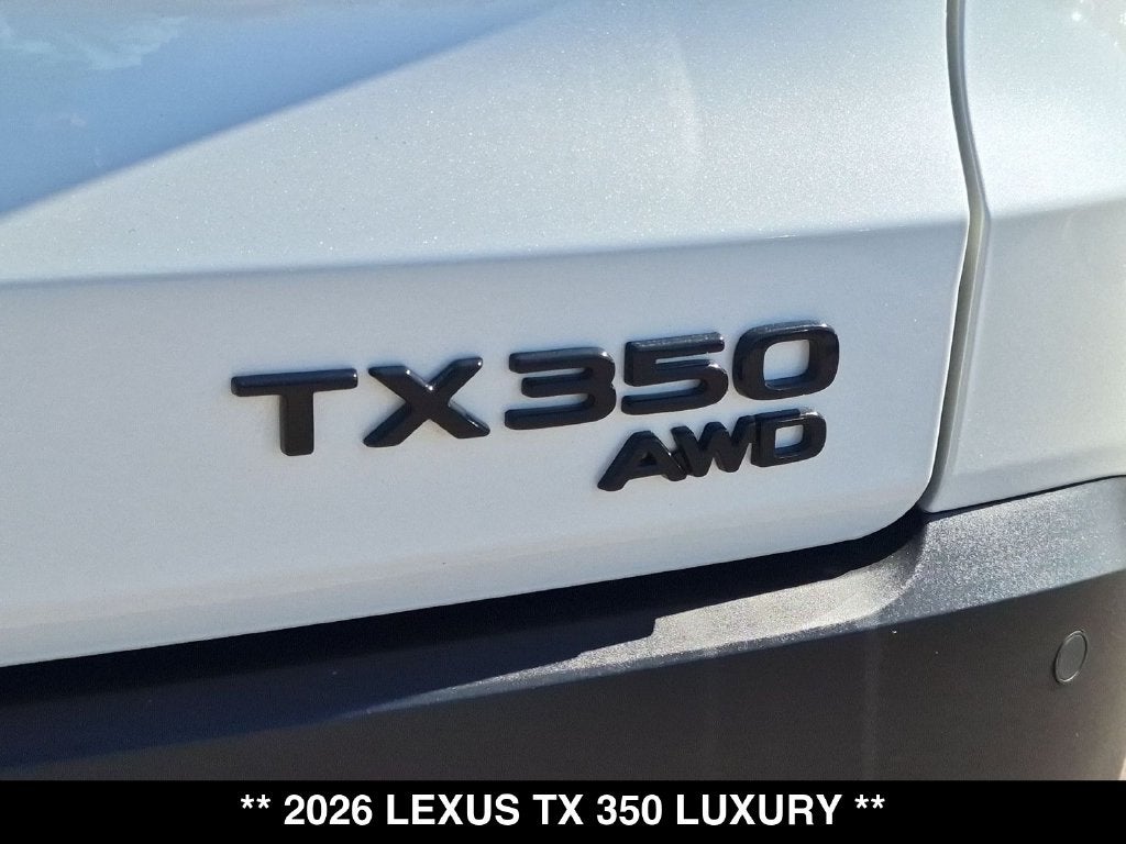 2026 Lexus TX 350 Luxury
