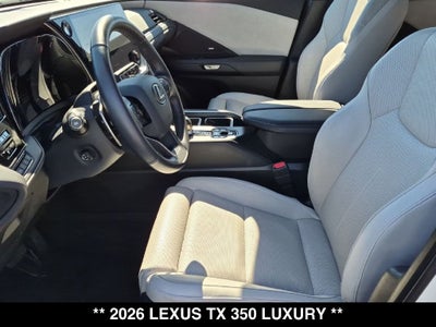 2026 Lexus TX 350 Luxury