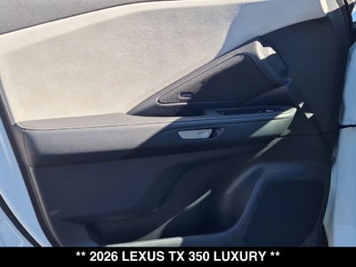 2026 Lexus TX 350 Luxury