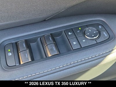 2026 Lexus TX 350 Luxury