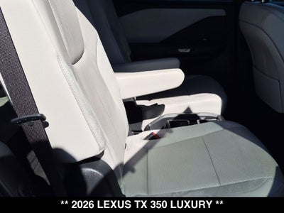 2026 Lexus TX 350 Luxury