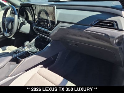 2026 Lexus TX 350 Luxury