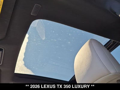 2026 Lexus TX 350 Luxury