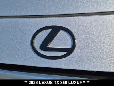 2026 Lexus TX 350 Luxury