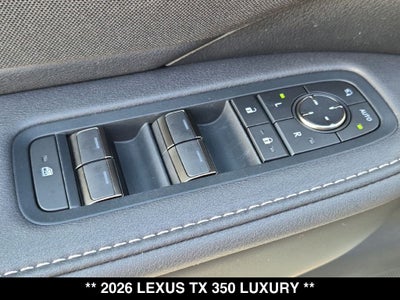 2026 Lexus TX 350 Luxury