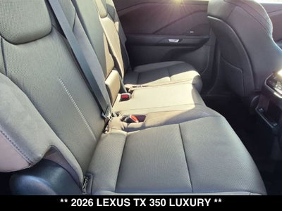 2026 Lexus TX 350 Luxury