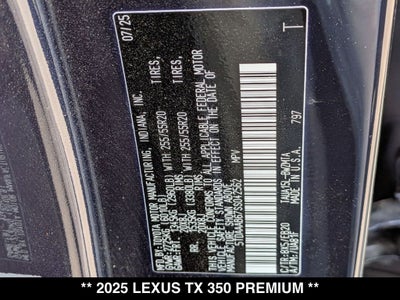 2025 Lexus TX 350 Premium