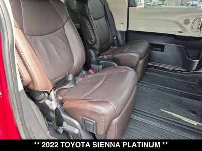 2022 Toyota Sienna Platinum 7 Passenger