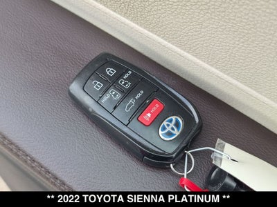 2022 Toyota Sienna Platinum 7 Passenger