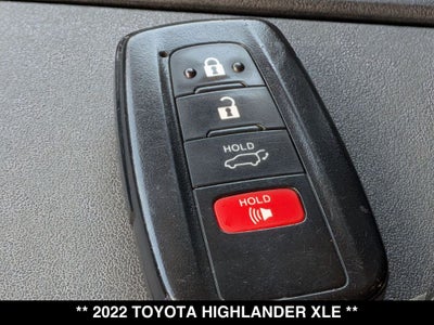 2022 Toyota Highlander XLE
