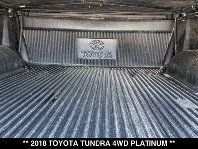 2018 Toyota Tundra Platinum 5.7L V8