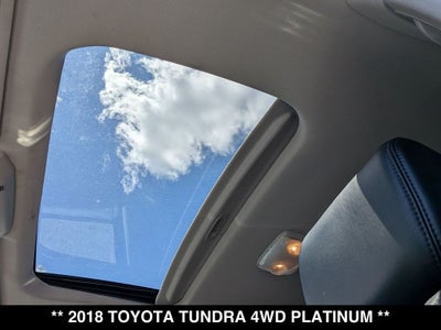 2018 Toyota Tundra Platinum 5.7L V8