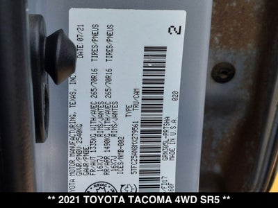 2021 Toyota Tacoma TRD Sport V6
