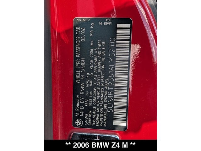 2006 BMW Z4 Base