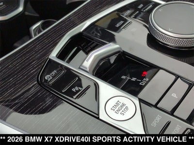 2026 BMW X7 xDrive40i