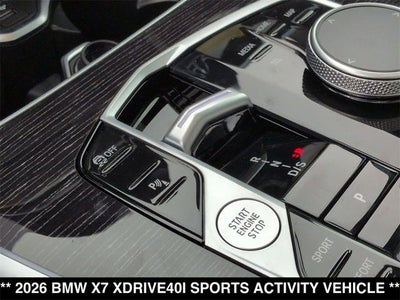 2026 BMW X7 xDrive40i