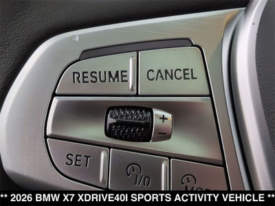 2026 BMW X7 xDrive40i