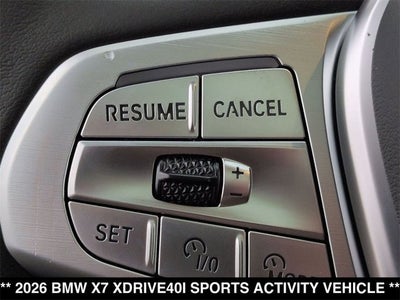 2026 BMW X7 xDrive40i