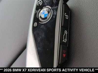 2026 BMW X7 xDrive40i