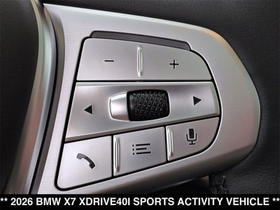 2026 BMW X7 xDrive40i