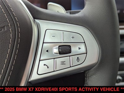 2025 BMW X7 xDrive40i