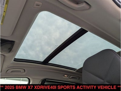 2025 BMW X7 xDrive40i