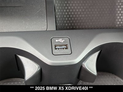 2025 BMW X5 xDrive40i