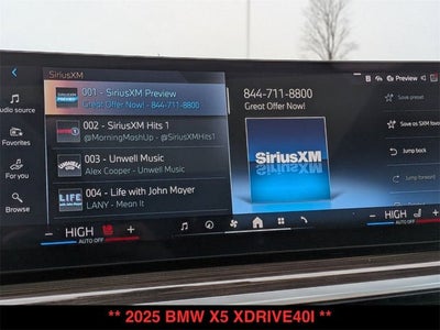 2025 BMW X5 xDrive40i